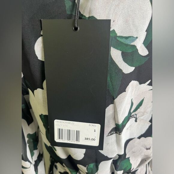 The Kooples SHORT PRINTED Floral DRESS NWT Size 1= Size S = US 4 - Picture 6 of 16